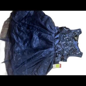 Girls 4/5 nwt holiday dress navy